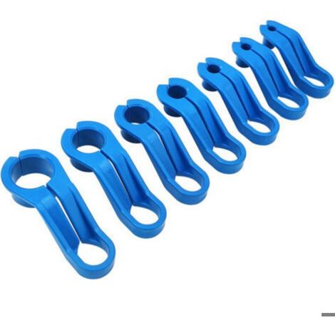 Ensemble d'outils coudés de déconnexion de conduite de carburant de climatisation, 7 pièces, bleu, remplacement pour Ford et Chrys (1/5)