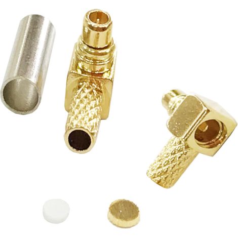MMCX-Stecker für RG174-Kabel, abgewinkelt