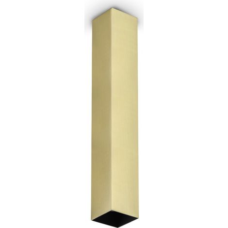 Ideal Lux Plafoniera Look 1 luce GU10 ottone alluminio vetro