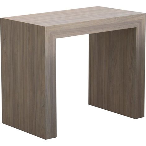 Ausziehbarer Konsolentisch mit klappbarer Struktur, Ulmenoptik, 90x50-300 cm (1/4)