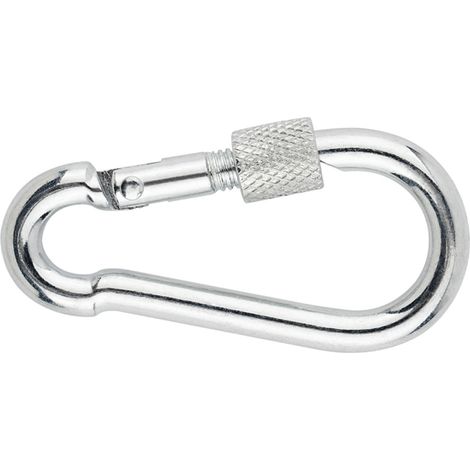 MQ-BS - MOSCHETTONE POMPIERE CON SICURA 140 ( 10 pz.)