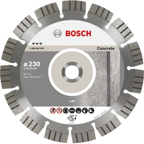 Disco corte diamante Best Concrete 230x2223x24x15 BOSCH 2608602655