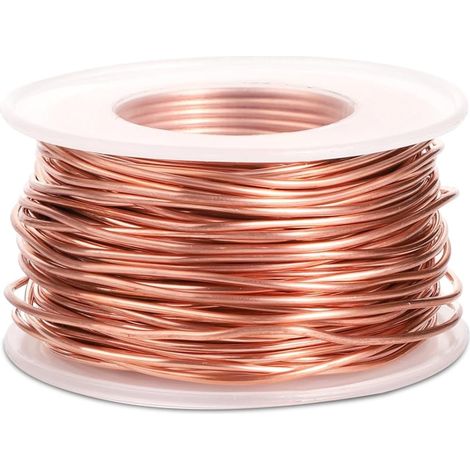 Fil De Cuivre - Antenne Électroculture - 20 M - Calibre 16 - Pour Jardinage Plantes - 1 Pièce