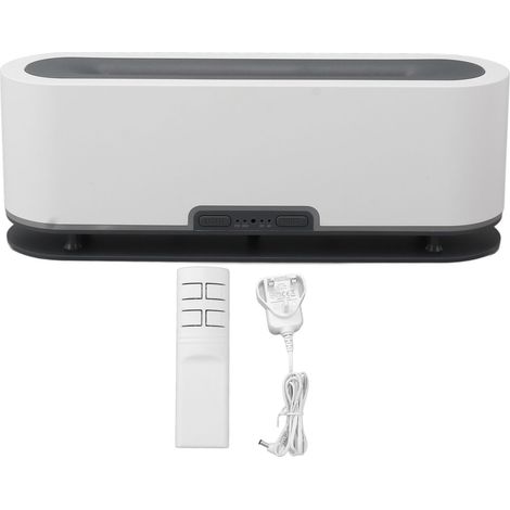 200-ml-Luftbefeuchter mit Flammeneffekt, farbiger LED-Beleuchtung, Aromatherapie-Diffusor für Büro und Schlafzimmer, Betrieb mit 100–240 V, weißes Modell (UK-Version). (1/5)