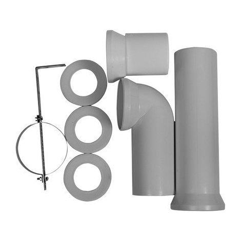 Duravit - Conjunto de conexión Vario para inodoro, blanco 0014220000 (1/3)