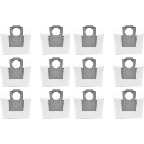 Filiyano-Lot de 12 sacs pour aspirateur Roborock Q7 T8 S7 Maxv Ultra / Q7 Max (1/5)
