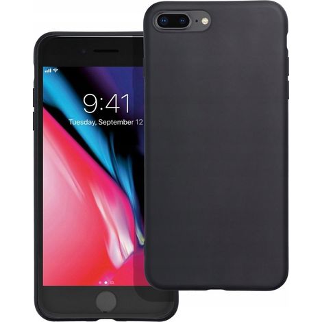 FUNDA para IPHONE 7 Plus / 8 Plus, MATE, DELGADA, CON PARTE TRASERA MATE + PROTECTOR DE CRISTAL
