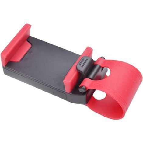 Handyhalterung aus Kunststoff für das Lenkrad, Kfz-Handyhalter für den täglichen Arbeitsweg (1/4)