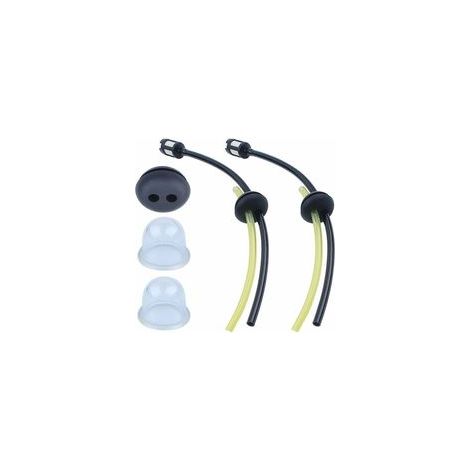 Tuyau Durite d\'Essence Kit pour Honda GX31 GX35 GX25 GX22 Debroussailleuse, Tuyaux Essence Universels + Filtre Carburant + Joints + Poire dAmorage Moteur Accessoires-- (1/4)