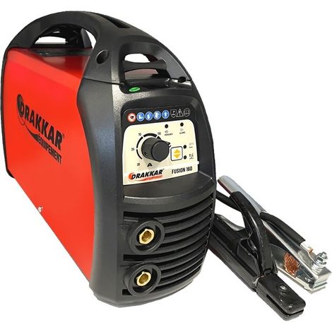Inverseur Fusion 160 30A avec câble de 2 mètres et porte-électrode - DRAKKAR ÉQUIPEMENT