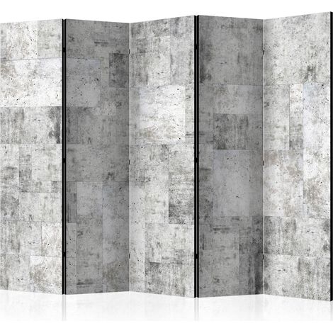 Paravento - Concrete: Grey City II [Room Dividers] - 225x172 (1/4)