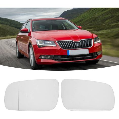 Rétroviseurs extérieurs chauffants pour voitures, gauche et droite, paire 1J1857521 1J1857522, adaptés à Volkswagen Golf 1998-2005 (rétroviseur blanc). (1/5)