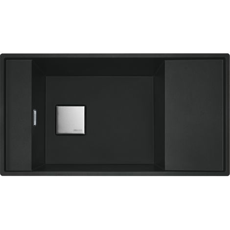 Cuve Fresno Fragranit FNG 111-86 Noir mat - Bonde Automatique - 860 x 458 x 195 mm - Franke (1/3)