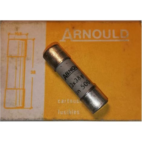 Arnould 23572 Schmelzsicherung 6A - Ø10,3x38mm - Typ gF
