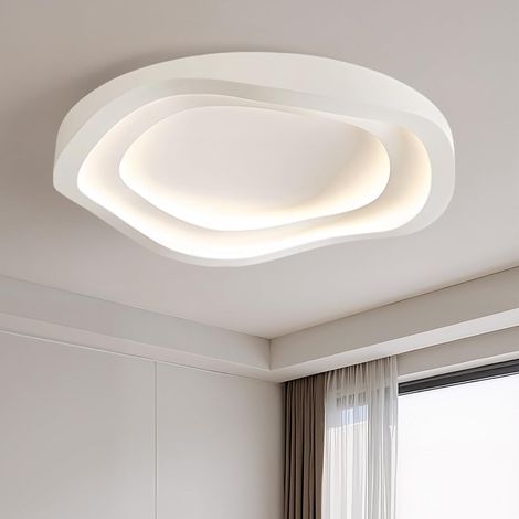 Moderne Plafonnier,40cm Dimmable 3000K-6500K Luminaire Plafonnier,Lustre De Lampe De Forme De Créativité Minimaliste Pour Le Couloir (1/4)