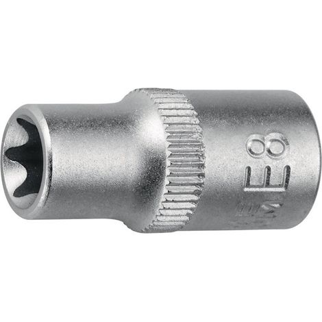 Boca de llave de vaso 1/4 pulg. e e8 longitud 25 mm promat
