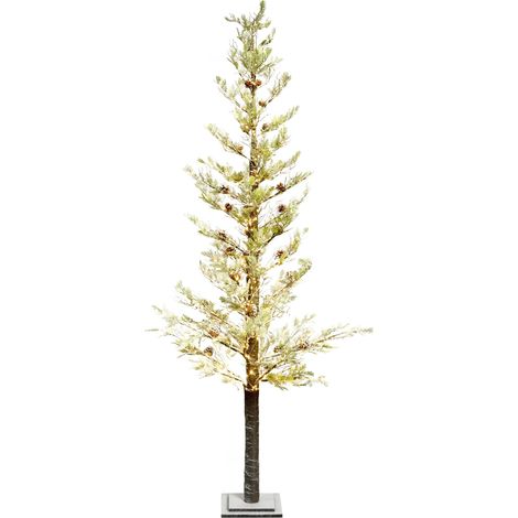 Sapin de Noël Artificiel avec Lumières LED 245 cm Décoration Extérieur et Intérieur Moderne Blanc Grenivik