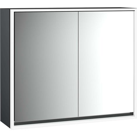 emco loft Lichtspiegelschrank, 800mm, 2 Türen, Aufputzmodell, (1/5)