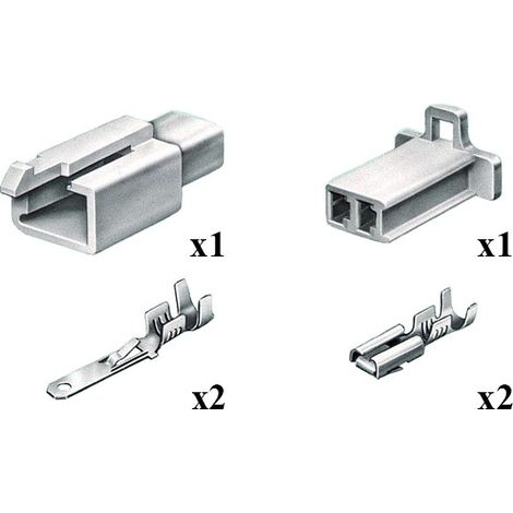 Kit Connettore Serie MTW Maschio Femmina 2 Vie