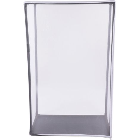 Cage d'habitat de papillon large tube en PVC stable à fermeture à glissière Cage à mailles d'insectes pour l'extérieur (1/5)