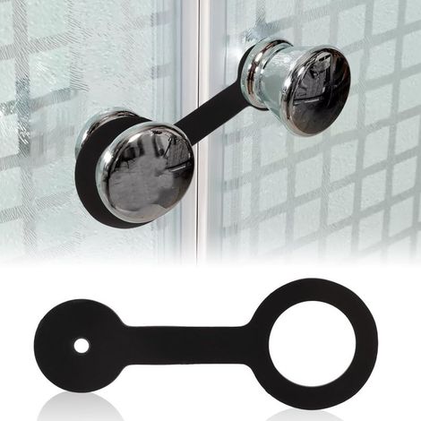 Lot de 2 Sangles de Verrouillage de Porte de Douche en Silicone pour Camping Car,remorque (1/5)