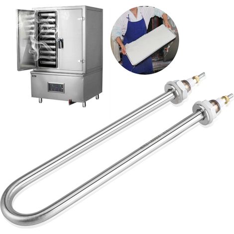 Element Immersion Tube Chauffage Electrique Stainless Steel 220V 2KW avec Tube Diamètre 12mm pour Machine Steaming (1/5)