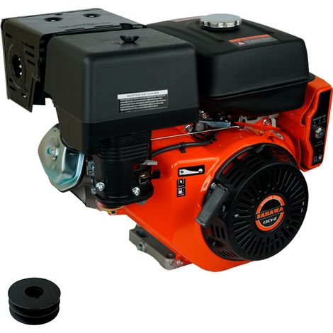Motore benzina 4 Tempi 390cc 13cv Avviamento elettrico + Puleggia Motore 25mm F
