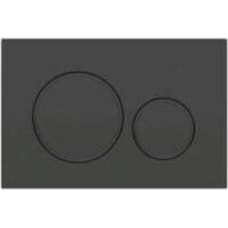 For Sigma20 trigger plate for double-touch flush: matt black lacquered, easy-to-clean coating, black (115.882.16.1) (1/4)