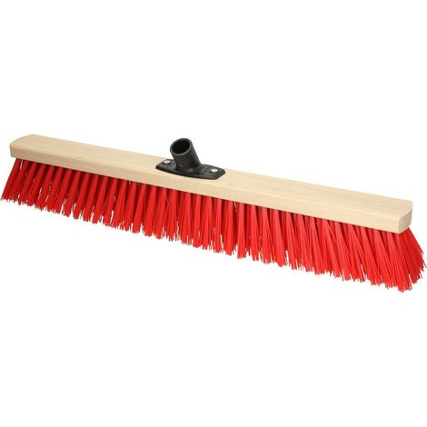 Balai de rue 600 mm brosses élastomère avec logement pour manche