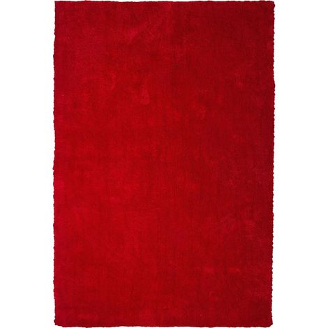 Tappeto shaggy rosso 140 x 200 cm Demre (1/5)