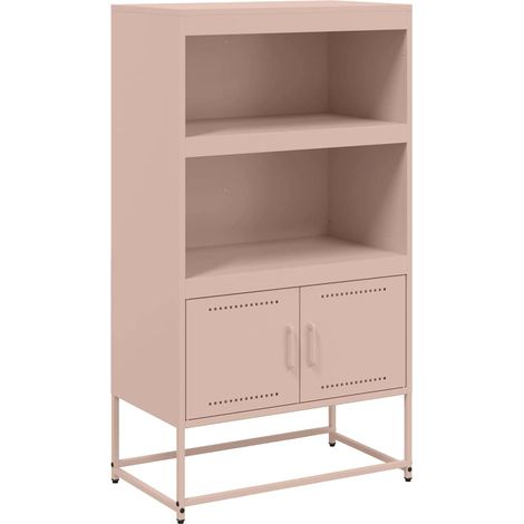 Maison Exclusive - Credenza Rosa 68,5x38,5x123,5 in Acciaio