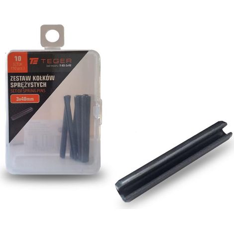 Perno elastico Teger 3x40, 10 pezzi (1/3)