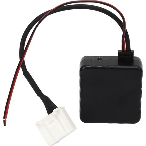Câble adaptateur auxiliaire Bluetooth 5-12 V avec récepteur, émetteur, amplificateur et filtre anti-parasites pour 4Runner, Avalon, Camry, Corolla et FJ Cruiser. (1/5)