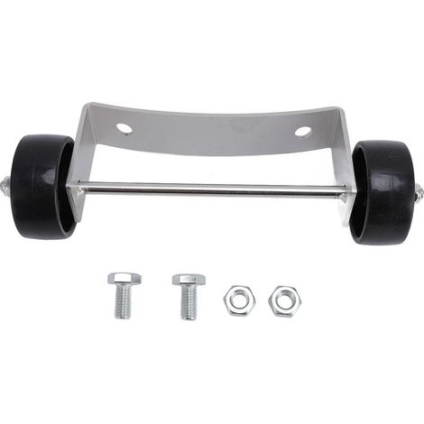 Kit de roue pour chauffage de terrasse en acier inoxydable et plastique universel pour extérieur au gaz (1/5)