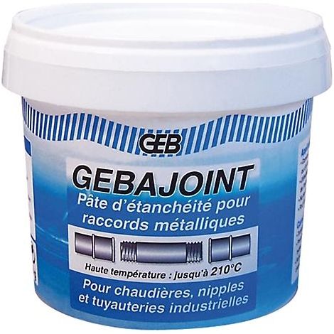 Pasta de estanqueidad beige GEB para racores roscados industriales
