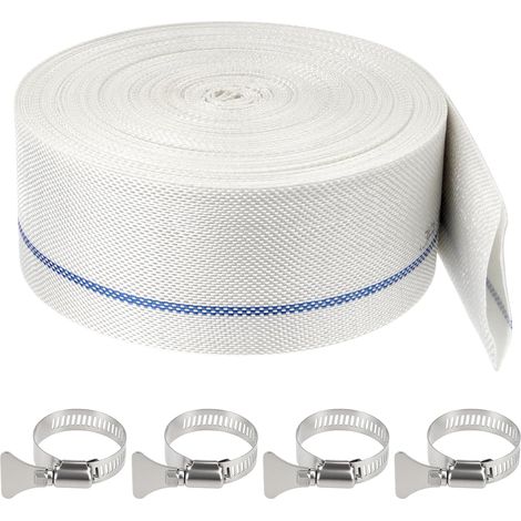 Tuyau Refoulement Plat 20m Tuyau Piscine 32mm Tuyau Refoulement Avec 4 Clips Pour Pompes Immergées Arrosage de Jardin Agriculture Piscines Pompes à Eaux usées (1/5)
