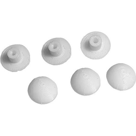 Kit di tappi rotondi per sedili WC SELLES e ALLIA