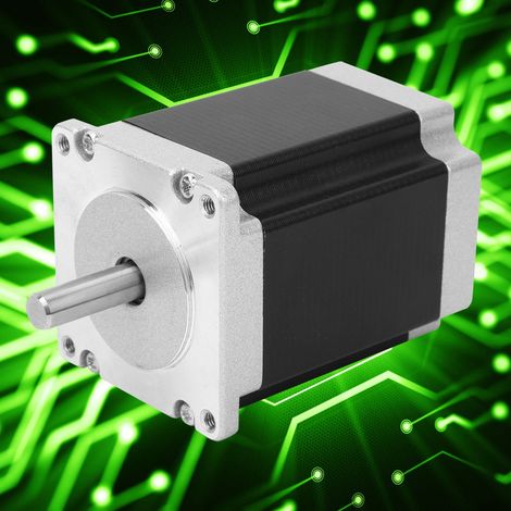 Moteur pas à pas NEMA 23 1,8° 23HS7628, accessoires pour imprimante 3D, câble 4 broches, longueur 76 mm, diamètre de l'arbre 8 mm (1/5)