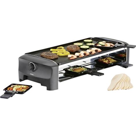 Princess 162840 Appareil à raclette 8 poêlons noir (1/4)