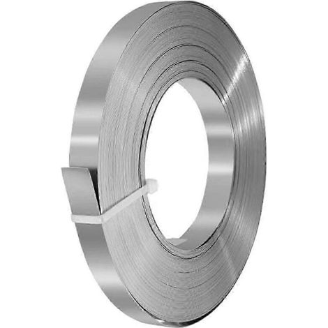 Ruban en acier inoxydable 304 12 mm x 0,4 mm pour enroulement de câble