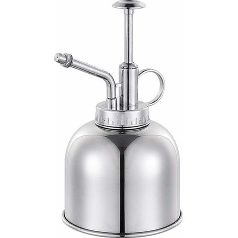 Nebulizzatore per piante, nebulizzatore d'acqua premium classico per interni vintage, spruzzatore decorativo per piante con pompa, zucca per piante aeree, orchidee e altro - ottone lucido (