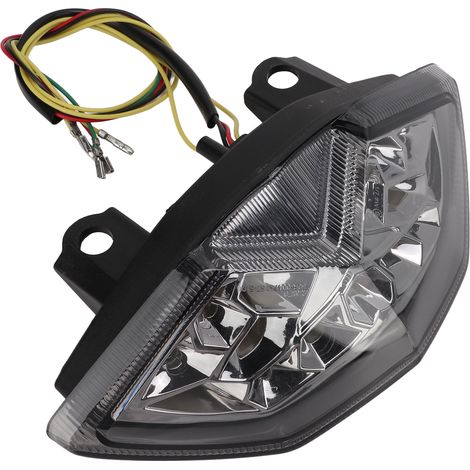 Feu arrière de moto à LED, étanche IP67, lumineux et remplaçant les clignotants pour Z1000 2010-2013, finition fumée (1/5)