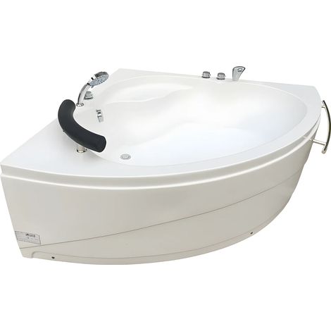 Vasca angolare con rubinetto - 135 x 135 x H54 cm - 263L - NAVONA (1/5)