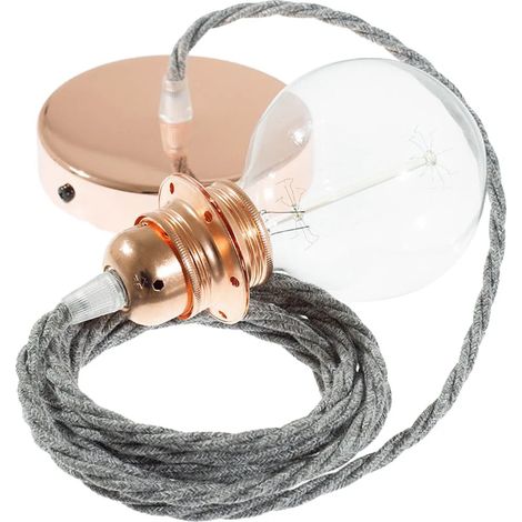 Hängelampe creative cables tn02 Leinchenkabel 2m Kupfer (1/3)