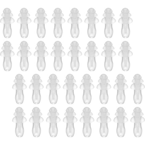 Bouchons D'oreille en Silicone Réutilisables 120 Pièces pour Adultes  Étanchéité pour Natation et Bain, Confort Souple, du Bruit, Usage Quotidien et Entraînement (1/5)