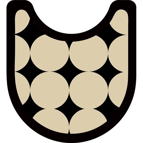 Weiche und saugfähige Badezimmermatte aus Kieselgur, WC-Sitzbezug, rutschfester WC-Sitzbezug, WC-Sitzkissen [50 cm x 55 cm]