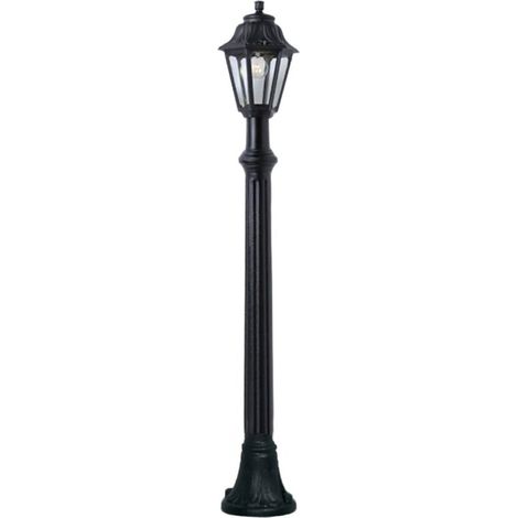 Lampioncino esterno top light asti pa140 ne e27 led ip55 resina