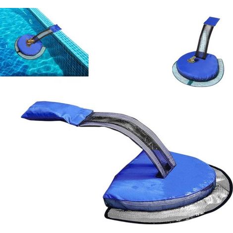 pièce - Filet de sauvetage pour petits animaux - Filet de sauvetage pour grenouilles et oiseaux - Parcours de sauvetage extérieur pour animaux - Piscine accessible - Bleu - 33 x 28 x 3 cm - Rampe flot (1/5)