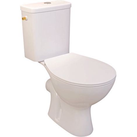 ONDEE ZEN - Pack WC NF Sans Bride - Abattant Thermodur - Fermeture ralentie (1/4)