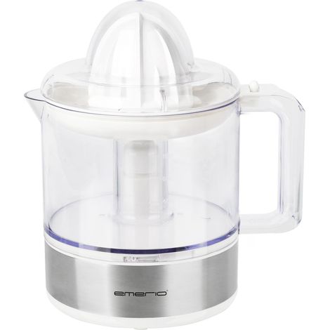 EMERIO CP-131451 PRESSE-AGRUMES ÉLECTRIQUE, POUR ORANGES, GRAND RÉCIPIENT XL DE 800 ML, AVEC GRADUATION, 2 SENS DE ROTATION POUR